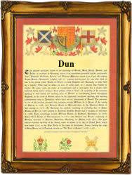 How many people have the last name d in scotland? Surname Database Dun Last Name Origin