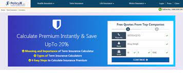 Calculate term insurance premium online. Term Insurance Calculator Calculate Term Insurance Premium Now 2020 2021