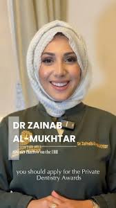 ✨ Hear from Dr Zainab Al-Mukhtar, Judge of the Private Dentistry Awards ✨,  Applying for an award gives you the chance to reflect