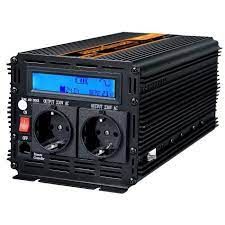Kkmoon convertisseur pur sinus 12v 220v 3000w convertisseur sinusoïdal modifié par onduleur intelligent pour voiture solaire avec45. Convertisseur Pur Sinus 24v 220v Onduleur 1500 3000w Ecran Lcd Transformateur De Tension Cdiscount Auto
