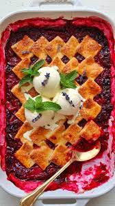 Plum Lavender Pandowdy By Jakecohen Quick Easy Recipe The Feedfeed Recipe Desserts Baking Cherry Recipes