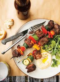 Brochettes De Boeuf Mediterraneennes Ricardo Recipe Skewer Recipes Bbq Recipes Grill Beef Skewers