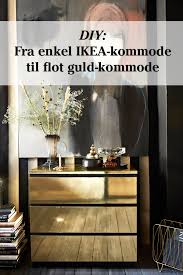 Diy Fra Enkel Ikea Kommode Til Flot Guld Kommode Femina Ikea Handmade Home Kommode
