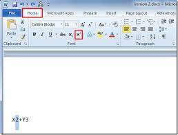 Select the text or number that you want. How To Superscript And Subscript Text In Word 2010