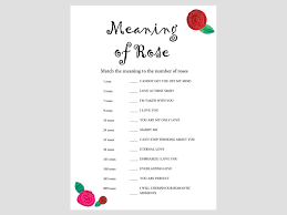 Rose Theme Bridal Shower Games Magical Printable Bridal Shower Games Funny Bridal Shower Games Bridal Shower Games Unique