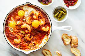 Tunisian Shakshuka With Shrimp Recipe Nyt Cooking