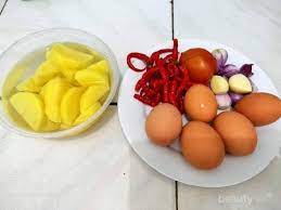 Resep Telur Balado Kentang Rumahan Masakan Praktis Dan Enak