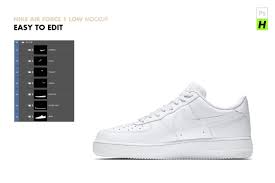 Connect with them on dribbble; Nike Air Force 1 Low Mockup Hyped 700