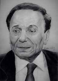 Adel Imam عادل امام Art Drawings Sketches Pencil Portrait Egyptian Movies