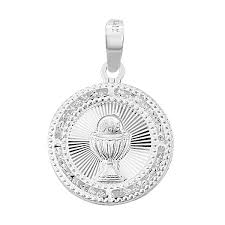 Ver más ideas sobre primera comunion caliz, primera comunion decoracion, comunion. Medalla De Caliz Primera Comunion En Plata 925 Sears
