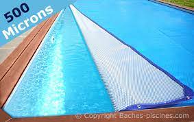 baches ete piscine 500 microns couleur aluminium baches piscines com