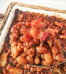 Add it to a hash for a balanced breakfast, crumble it into a fresh salad, or bake it into a hearty hot meal you serve at dinner. Easy Baked Beans With Ground Beef Bacon And Brown Sugar My Kitchen Serenity