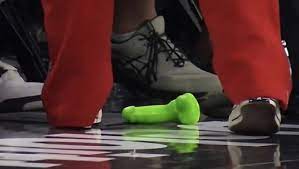 Somebody Getting Banned: Fan Throws Green Dildo On The Court During WNBA  Game!