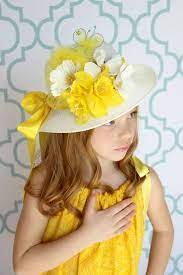 Tea Party Hat Kentucky Derby Hat Flower Girl Hat Etsy Easter Hat Parade Tea Party Hats Easter Bonnet