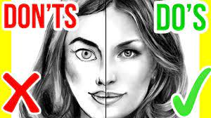 Get your free guide '10 steps to better artwork' here. Do S Don Ts How To Draw A Face Realistic Drawing Tutorial Step By Step Youtube