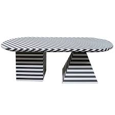 Black And White Striped Console Table Image Result For Black White Stripe Console Dining Table Marble Marble Furniture Design Furniture Dining Table