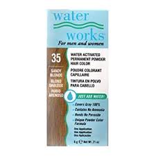 Water Works Water Activated Permanent Powder Hair Color For Men And Women 35 Sandy Blonde