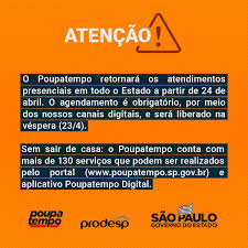 O objetivo da página é de orientar o leitor a fazer agendamentos de serviços e documentos. Poupatempo Fotos Facebook