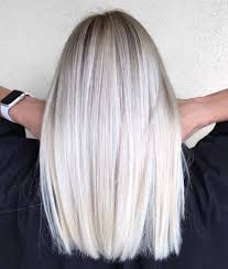 Mid Length Straight Platinum Blonde Hair Thin Hair Haircuts Medium Length Blonde Hair Blonde Lace Front Wigs