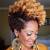 Tapered Two Tone Natural Hair