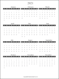 Download excel templates of calendar 2021 in 3 different colors and 2 different designs Yearly Printable Calendar 2021 Free Template Excel Pdf Word