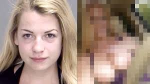 Topless selfie student Miranda Rader crashes into Texas police car.