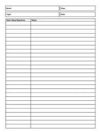 Download guided note taking template reading anecdotal notes form guide model. Free Cornell Notes Template Ela Pinterest Cornell Notes Template Cornell Notes Notes Template