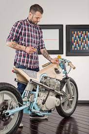 Motorbike Furniture By Italian Designer Joe Velluto Gessato In 2021 Italian Design Motorbikes Cafe Racer Style