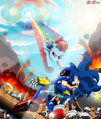 Everyone who's even been near the race between sonic and dash has suffered some injury, even the two who start off the race. Comm Sonic And Dash Vs Metal Taste The Rainbow By Brodogz Sonic My Little Pony Wallpaper My Little Pony Comic