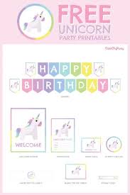 Happy Birthday Free Printable Unicorn Birthday Card Pin On Girl Birthday Party Ideas Themes