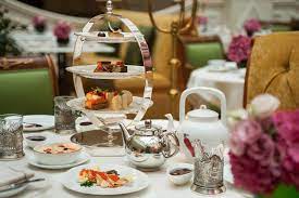 Beautiful Afternoon Tea Set Up At Four Seasons Hotel Lion Palace St Petersburg With Tealeaves Teas Tea Lounge Afternoon Tea Tables Tea Restaurant