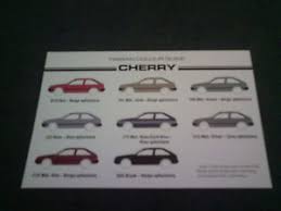 Details About August 1984 1985 Nissan Cherry Uk Colour Chart Brochure Mint