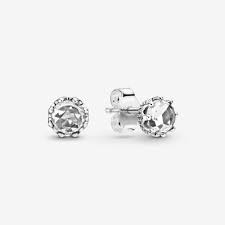 What factors should you what makes buying pandora silver leaf earrings so important? Clear Sparkling Crown Stud Earrings Sterling Silver Pandora Us