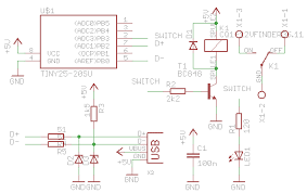 Usb Relay Electronic Schematics Usb Diy Electronics