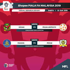 Piala fa malaysia telah mula dipertandingkan bermula dari tahun 1990 di mana pada tahun tersebut perak berjaya merangkul gelaran juara untuk pada tahun 2020, piala fa pusingan kelayakan telah bermula pada 15 dan 16 februari 2020 lalu yang melibatkan pasukan dari liga fam dan liga sosial. Jadual Perlawanan Shopee Piala Malaysian Football League Facebook