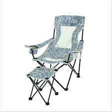 Ozark Trail Lounge Camping Chair With Detached Footrest Walmart Com Ozark Trail Foot Rest Camping Chair