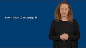 Ett litet kommatecken satt en gång. 4 Information Pa Teckensprak Youtube