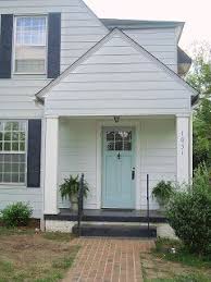 Black And White House Exterior Paint Mull Makeover The One With The Blue Door White House Black Shutters Front Door Colors House Shutters