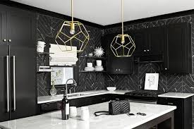 Black & white kitchen cabinets. Kitchens With Black Cabinets