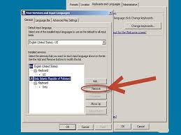 عالم الكمبيوتر كيفية تغيير اللغة في الكمبيوتر بالصور إضافة أو حذف لغة من لوحة المفاتيح