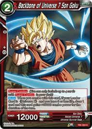 Backbone Of Universe 7 Son Goku Cardmarket