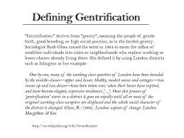 Gentrification Definition What Is Gentrification Economic Development Social Work Urban Planning