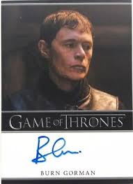 Burn Gorman Bordered Autograph as Karl Tanner from Game of Thrones Season 4 