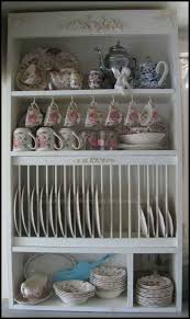 How To Build Your Own Plate Rack Cabinet Plate Racks Diy Plate Rack Antique Kitchen
