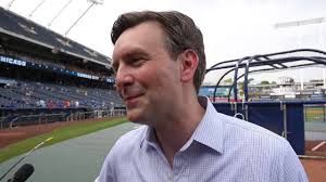 Royals fan and White House Press Secretary Josh Earnest at Kauffman Stadium