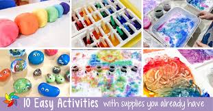 Games and activities keep your students on their toes, encourages them to use speed and creativity to come up with the answers, and gives them encouragement when they win a game. 10 Easy Preschool Activities Using Supplies You Already Have