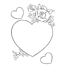 Roses pages gargoyles ~ foo dogs ~ foo lions. Roses And Hearts Coloring Pages Best Coloring Pages For Kids Heart Coloring Pages Rose Coloring Pages Coloring Pages