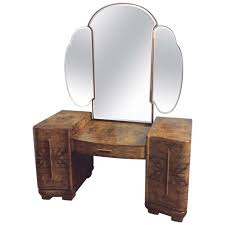 Art Deco Dressing Table With Cloud Shape Mirror In 2020 Art Deco Mirror Art Deco Dressing Table Cloud Shapes