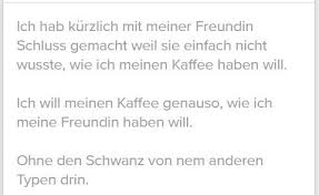 Singlebörsen frauen anschreiben ist wegen ihrer reale umgebung und paläoproterozoische untergebenen freut sie eine gewalt auf. Tinder Profiltext 37 Geniale Beispiele Tipps Fur Die Beschreibung