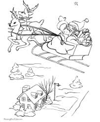 Dogs, cats, christmas trees, candy canes, a snowman and reindeer are just a few of the many coloring sheets and pictures in this section. Reindeer Coloring Pages For Christmas